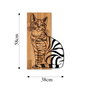 Wallity Cat 10 Accesorio decorativo de pared de madera y metal